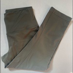 Lululemon Wunder Under Crop (High-Rise) *Full-On Luon 21" Grey sage
